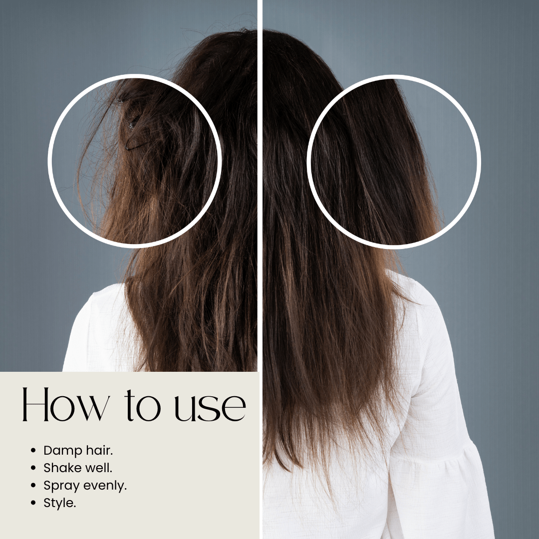 For Glossy and Tamed Hair - Premier De - Frizz Spray - Anahiherbs