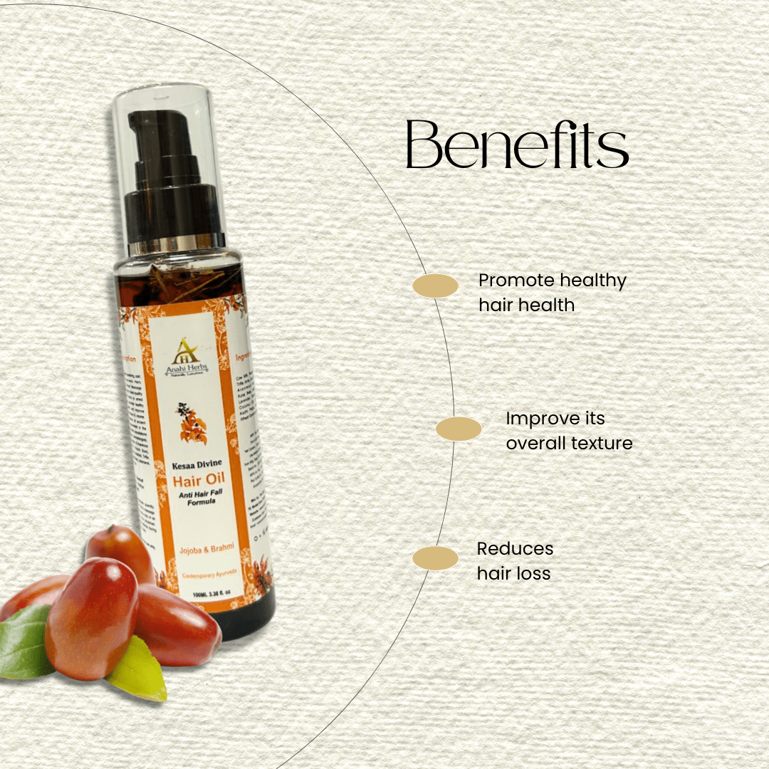 Kesaa Divine Hair Oil Anti Hair Fall Formula - Anahiherbs