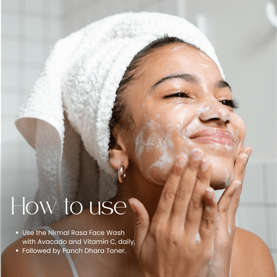 Nirmal Rasa - Radiance Revealing face wash, Avocado with Vitamin C - Anahiherbs