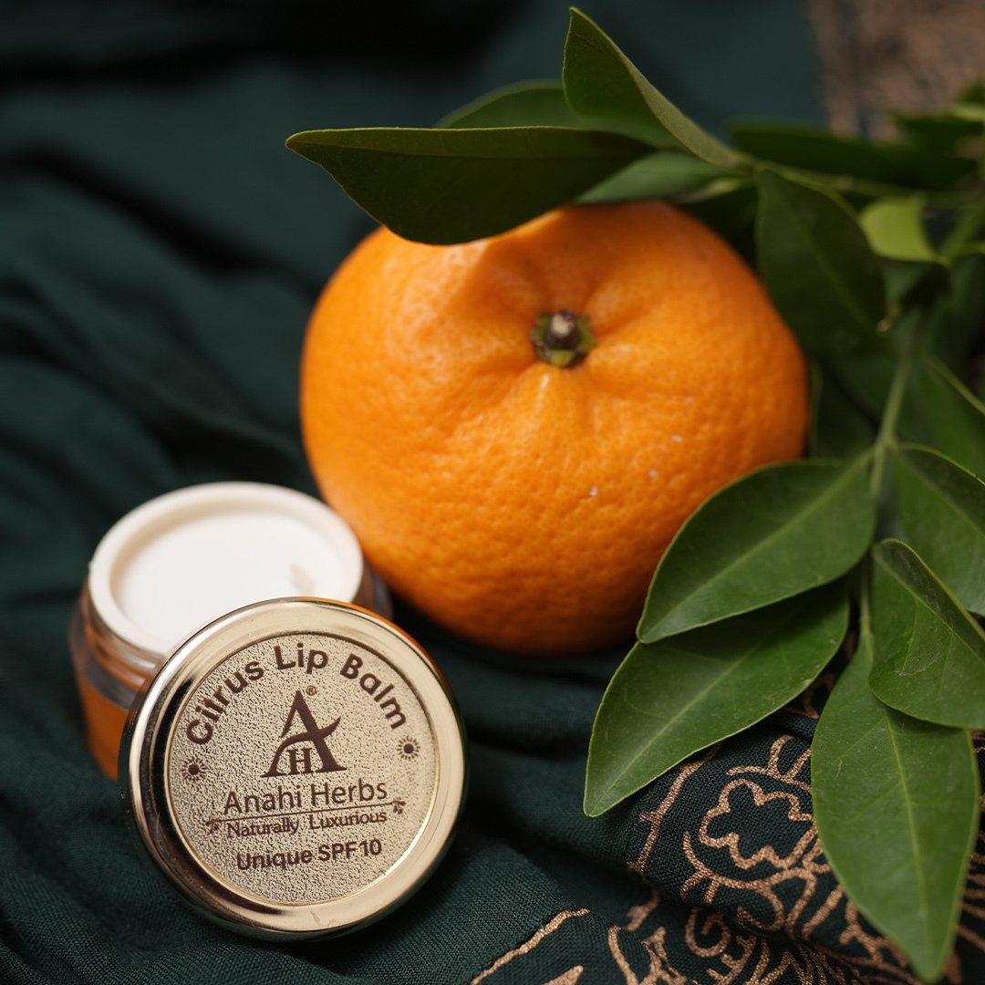 Citrus Lip Balm - Unique SPF 10, Moisturize and protect dry lips