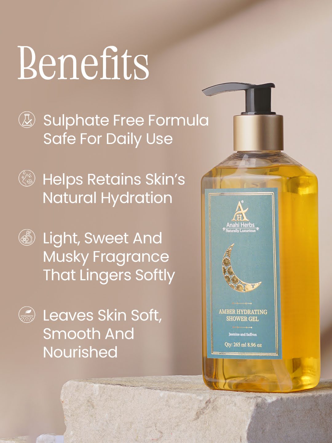 Amber Hydrating Shower Gel - Anahiherbs