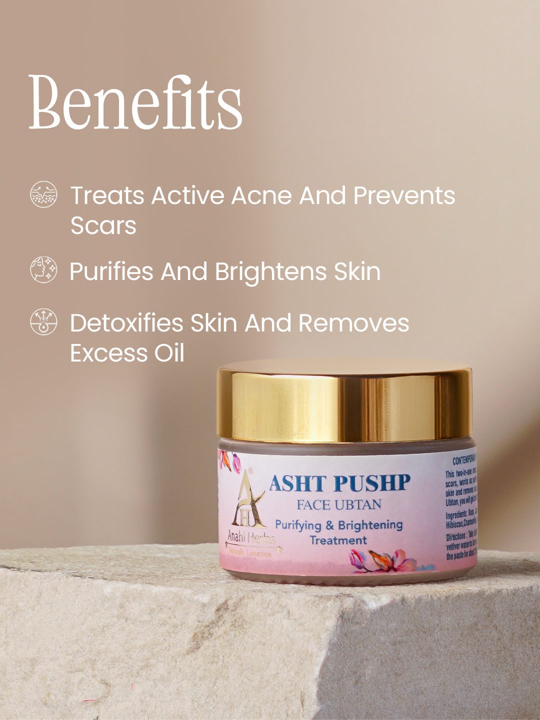 Asht Pushp Face Ubtan - Anahiherbs