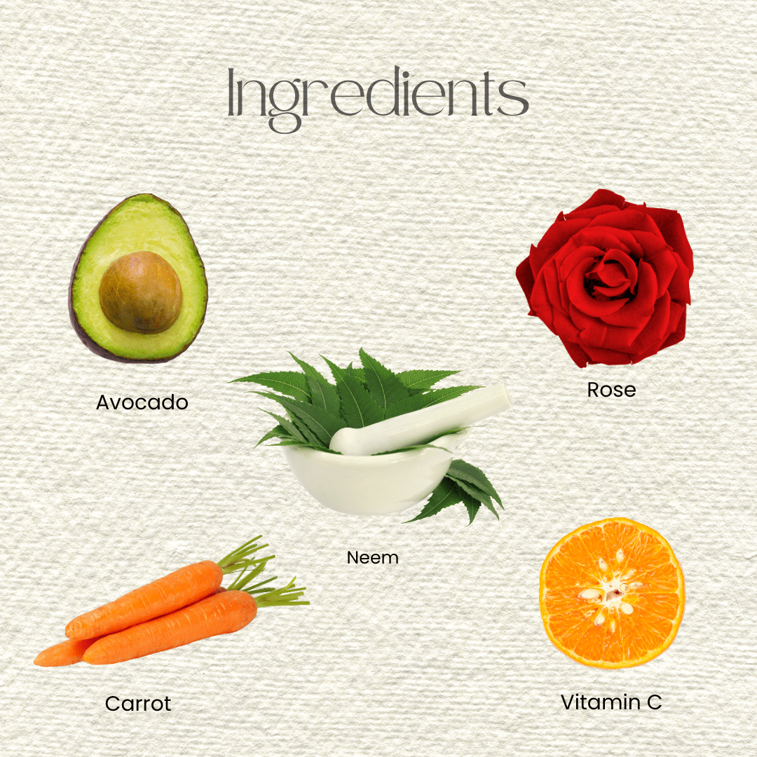 Dirt Away - Anti acne Face wash, Neem & Carrot - Anahiherbs