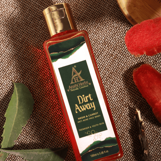Dirt Away - Anti acne Face wash, Neem & Carrot - Anahiherbs