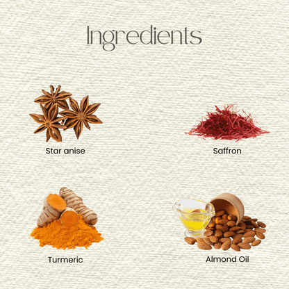 Face Scrub With Kashmiri Kesar & Star Anise - Anahiherbs