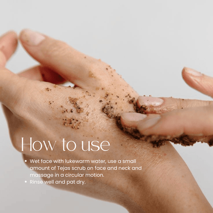 Face Scrub With Kashmiri Kesar & Star Anise - Anahiherbs