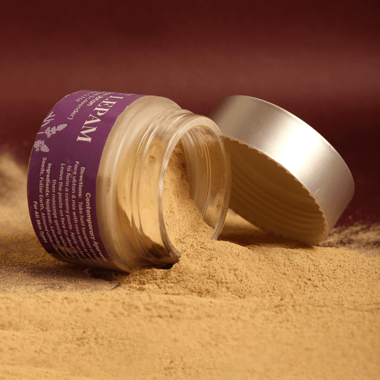Face Ubtan Nagkesar, Lavender & Saffron - Asht Lepam - Anahiherbs