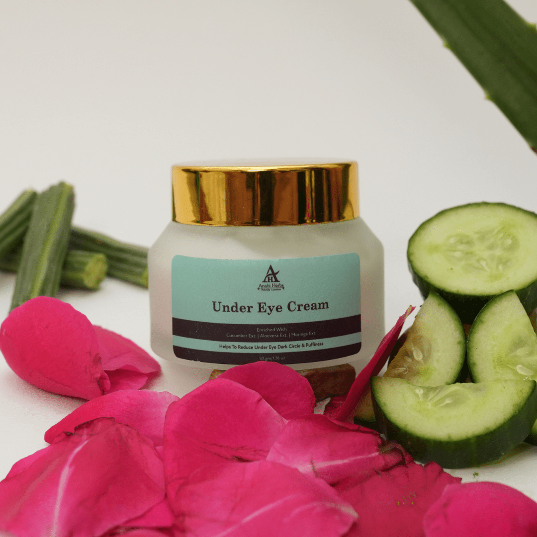 Helps to reduce under eye dark circles and puffiness - Under Eye Cream - Anahiherbs