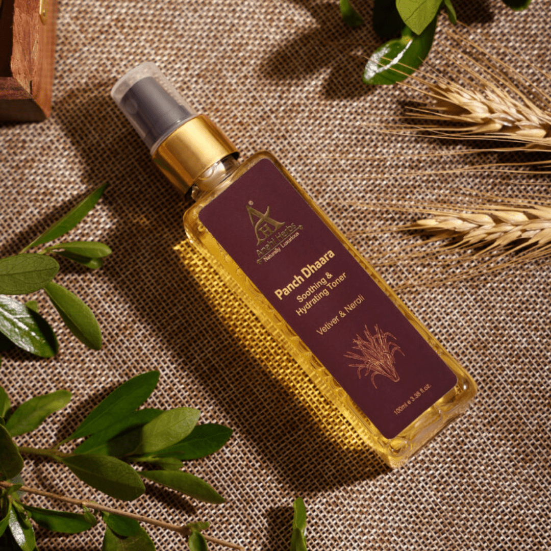 Panch Dhara - Soothing & Hydrating Toner, Vetiver & Naroli - Anahiherbs