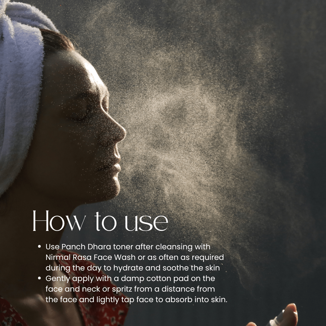 Panch Dhara - Soothing & Hydrating Toner, Vetiver & Naroli - Anahiherbs