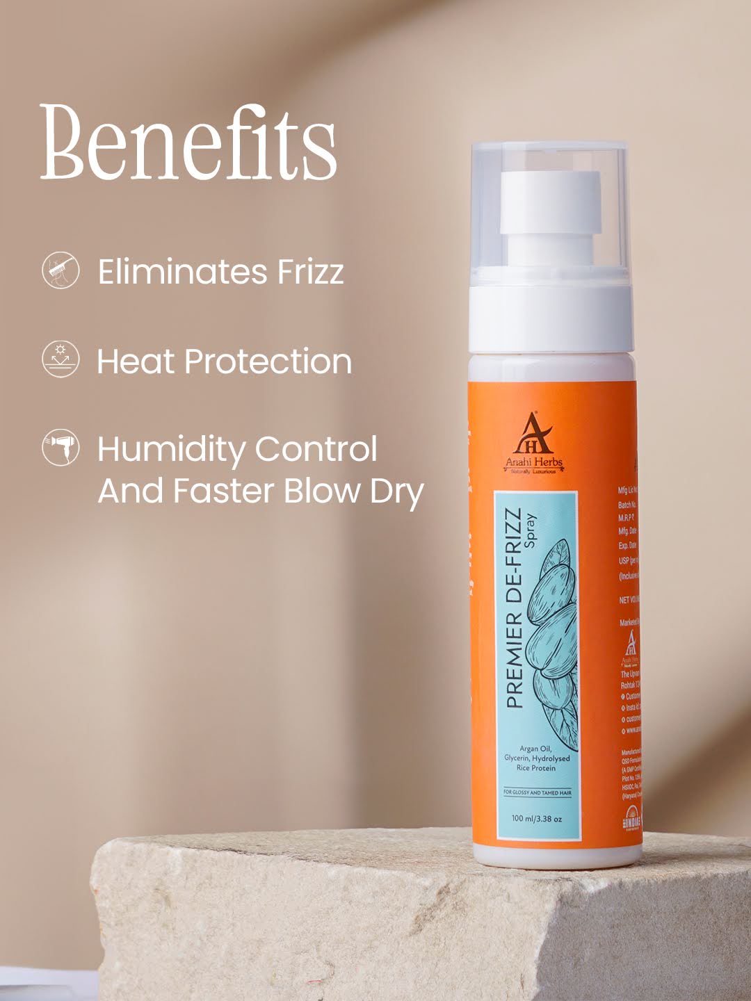 Premier De Frizz Spray - Anahiherbs