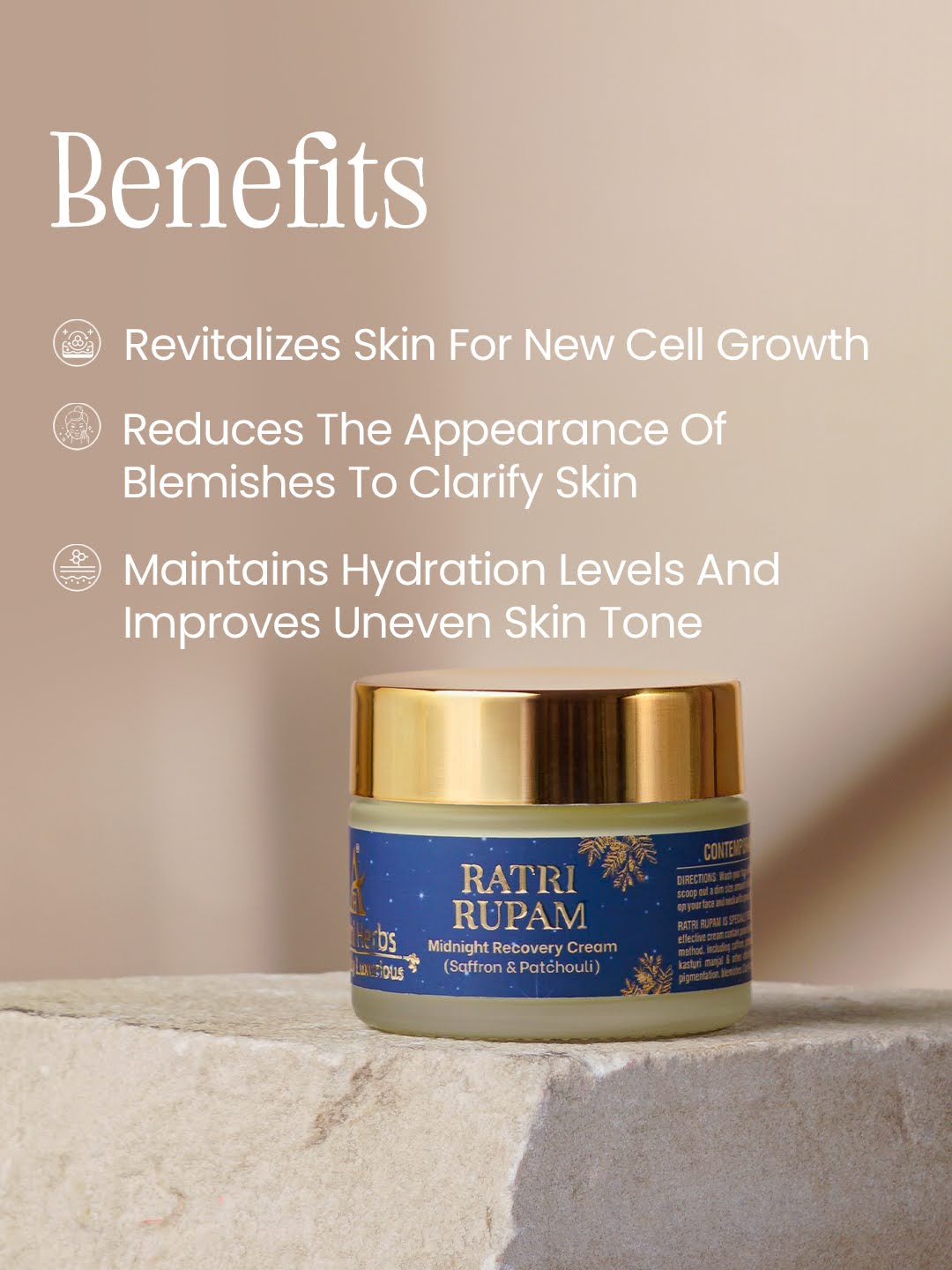 Ratri Rupam - Midnight Recovery Cream - Anahiherbs