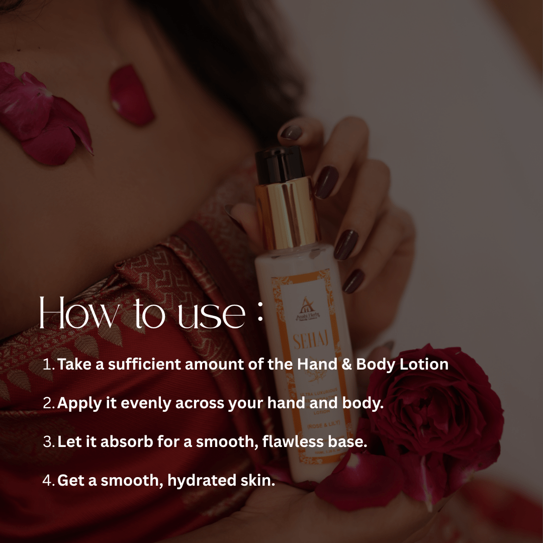 SEHAJ Hand & Body Lotion - Anahiherbs