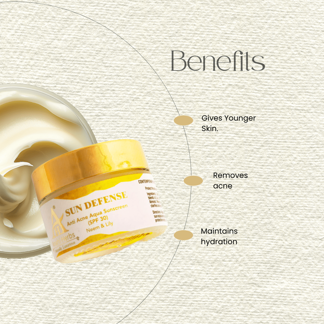 Sun Defense - Anti Acne Aqua Sunscreen SPF30 - Anahiherbs